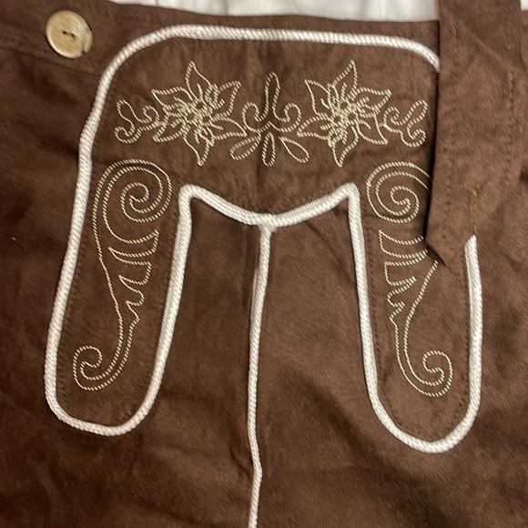 Forum Novelties Inc. Women's Deluxe Lederhosen with Blouse - Picture 3 of 3